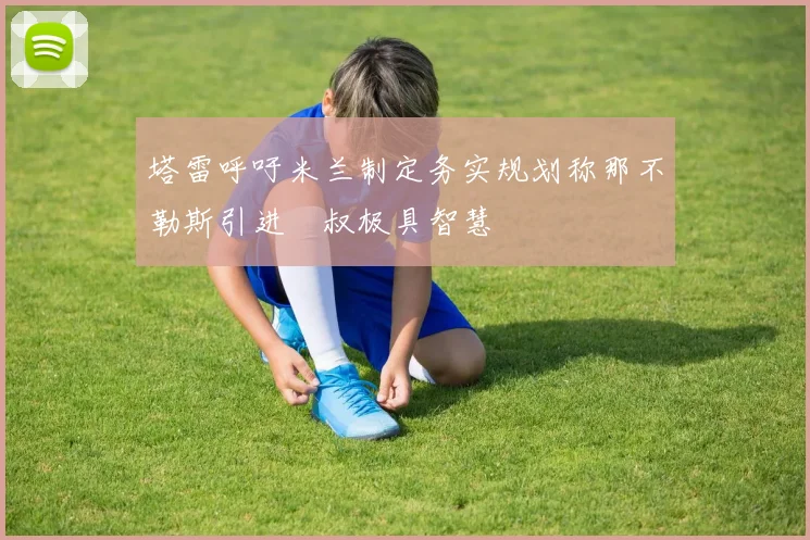 塔雷呼吁米兰制定务实规划称那不勒斯引进囧叔极具智慧